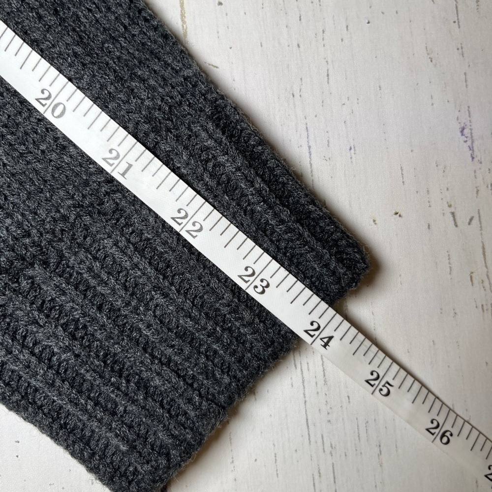 Gray Knitted Sweater Zipper Up by Karen Scott - Picture 10 of 12